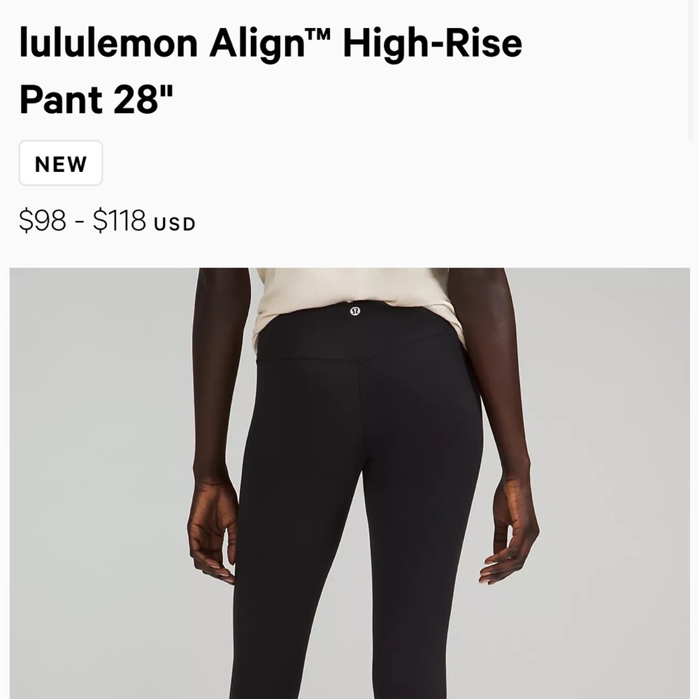 Lululemon Align High-Rise 28”